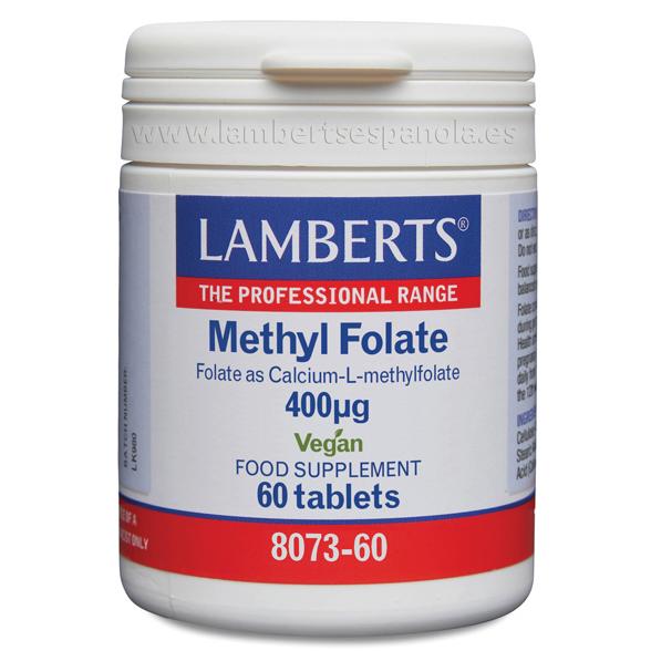 Methylfoliumzuur 400 µg  Lamberts 60 tabletten