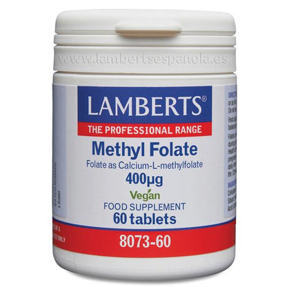 Methylfoliumzuur 400 µg  Lamberts 60 tabletten