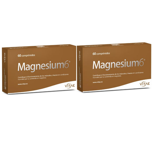 Pack of 2 Magnesium 6 Vitae 60 Tablets