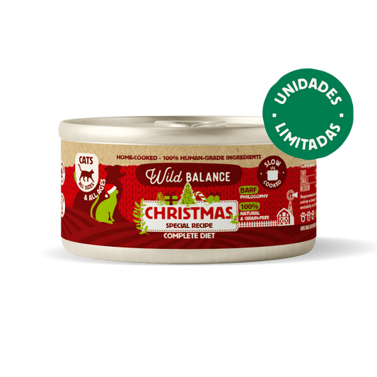 Blik BARF-kerstrecept voor katten Wild Balance 120 g