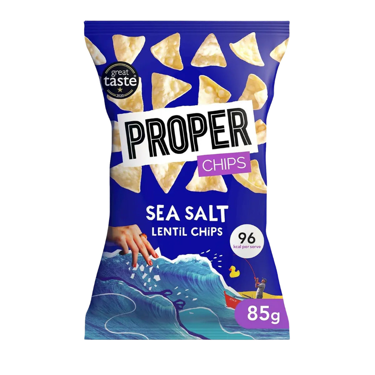 Linsen-Nachos mit Meersalz Proper 85 g