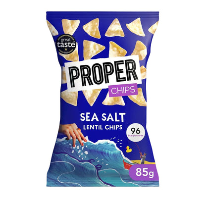 Linsen-Nachos mit Meersalz Proper 85 g