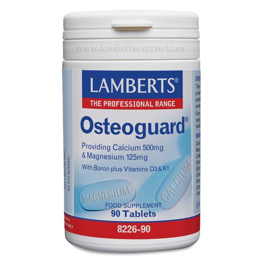 Osteoguard Calcium, Magnésium, Bore et Vitamines D et K Lamberts 90 comprimés