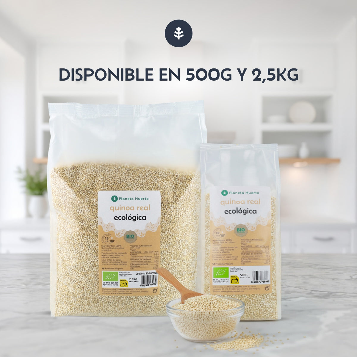 Quinoa Real ECO Planeta Huerto 2,5 kg
