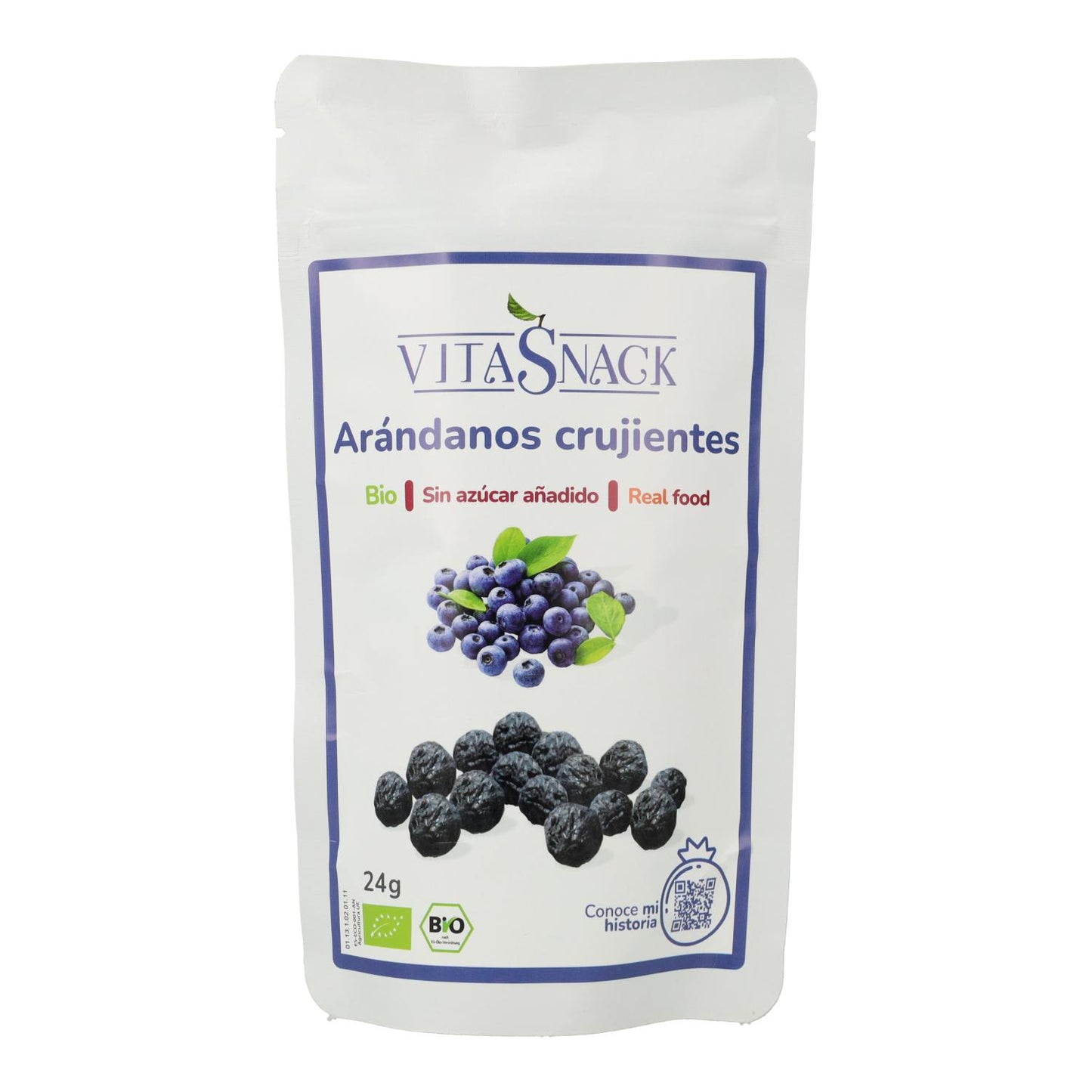 VitaSnack Myrtilles Croquantes 24 g