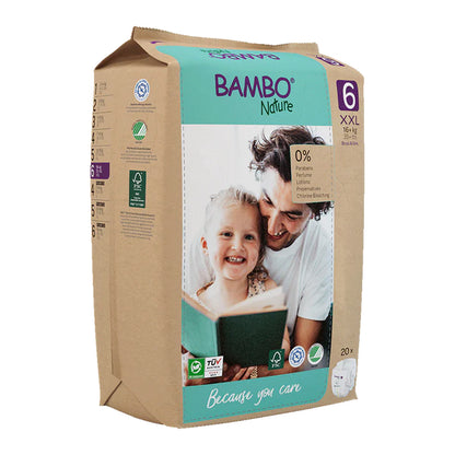 Babywindeln Bambo Nature Größe 6-16+kg (6er-Pack à 20 Stück)