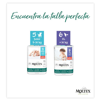 SONDERANGEBOT Moltex Pure & Nature Windeln T5 (9-14 kg), 40 Stück