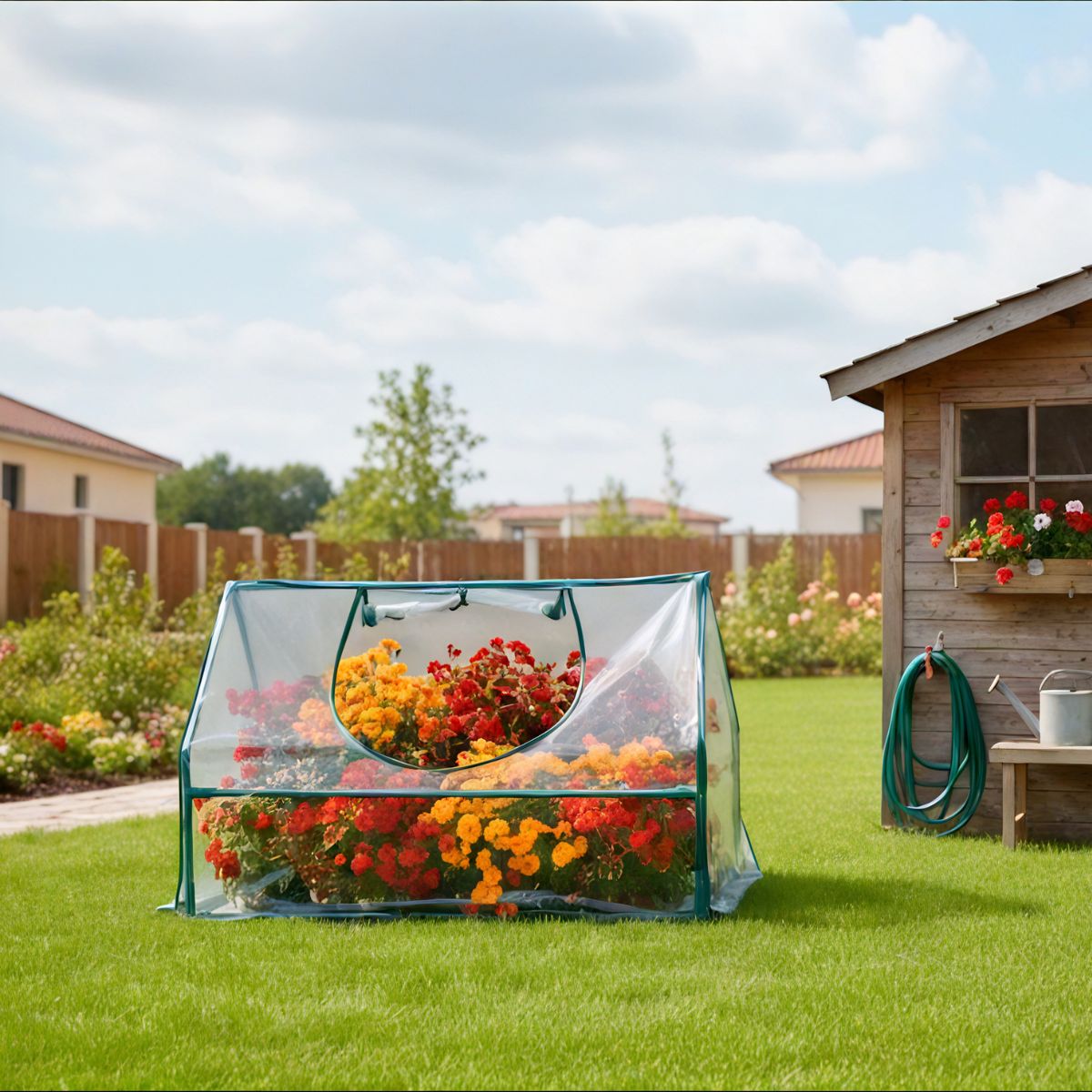 Mini serra da terra in PVC Biotop 100 x 60 cm