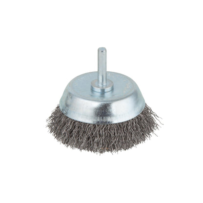 1 metalen kopborstel schacht 6 mm Wolfcraft Ø 75 mm