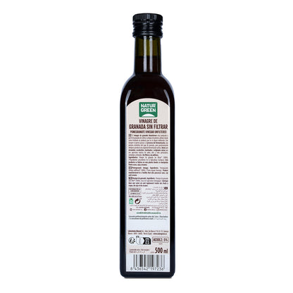 Ungefilterter Bio-Granatapfelessig NaturGreen 500 ml