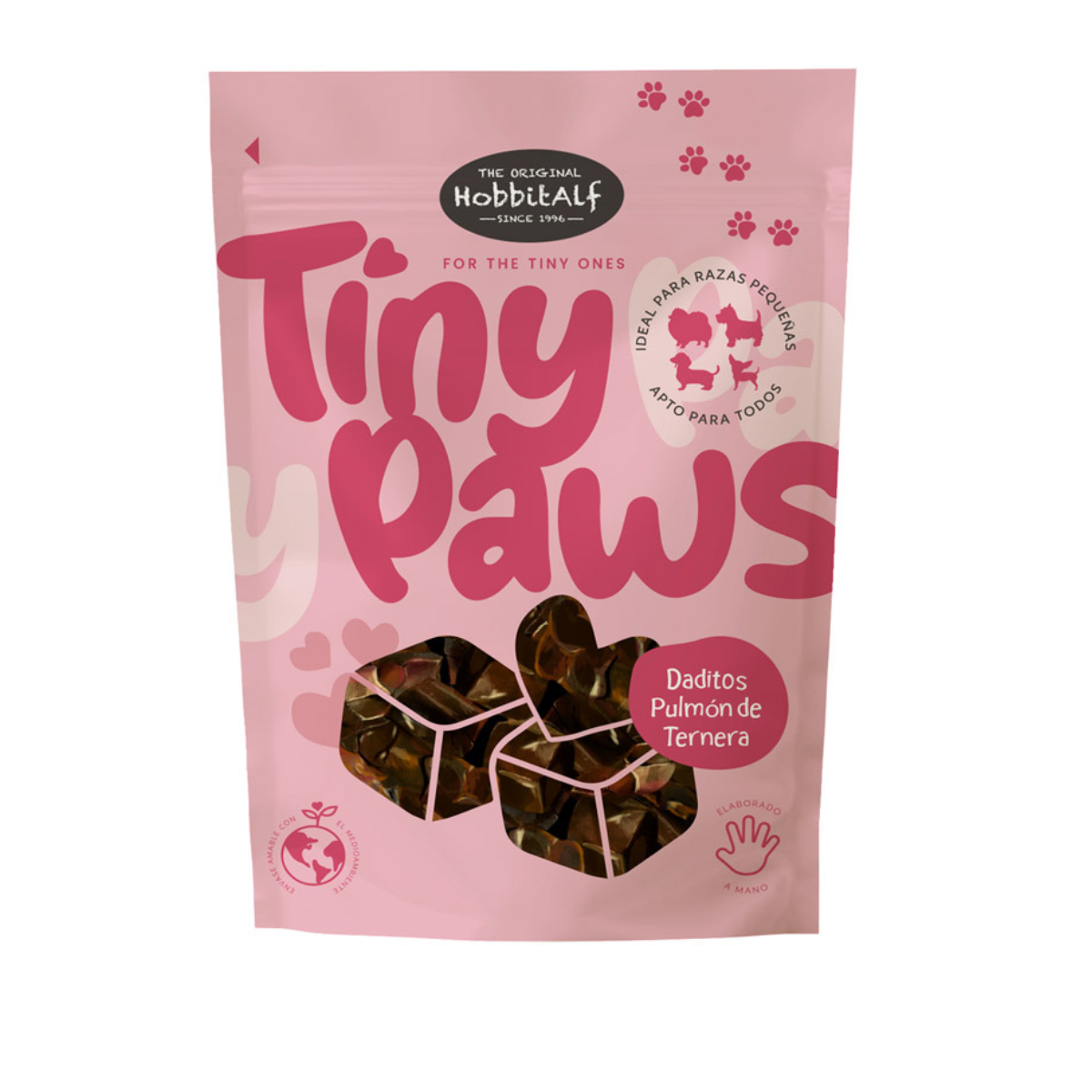 Petits cubes de poumon de veau Hobbitalf 80 g