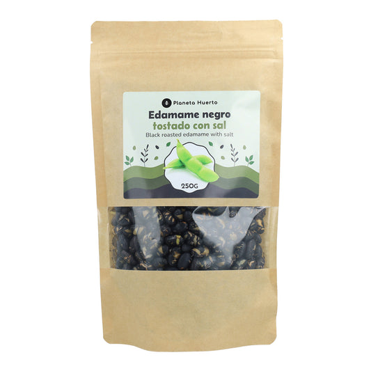 Prażony czarny edamame z solą PLaneta Huerto 250gr
