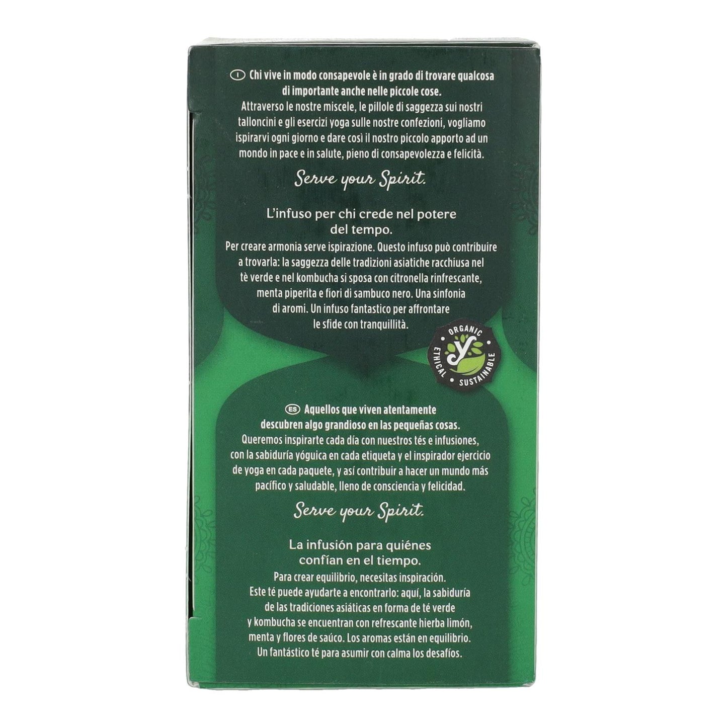 Yogi Tea BIO Té verde Harmonía, 17 bolsitas