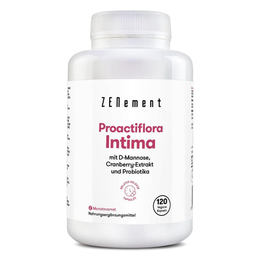 Proactiflora Intima with D-Mannose, cranberry extract and Zenement probiotics, 120 tablets