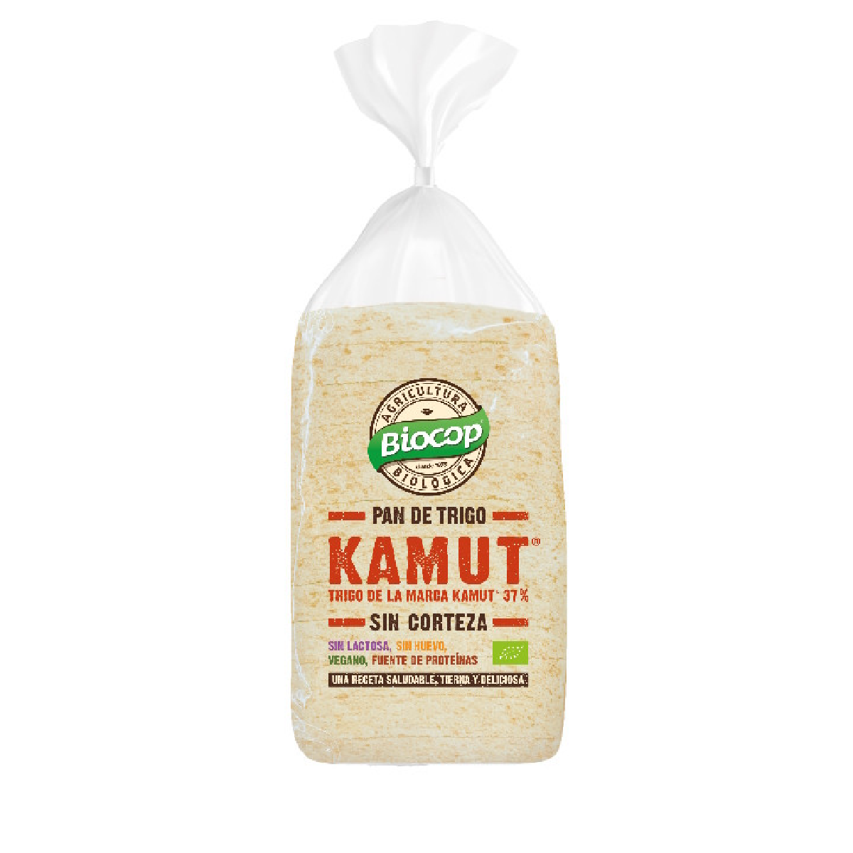 Bio-Kamutbrot ohne Kruste, geschnitten, Biocop, 300 g