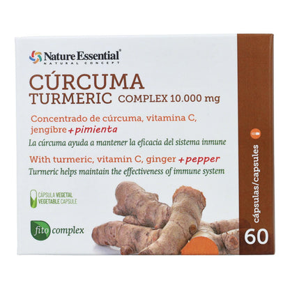 Kurkuma complex Nature Essential 10000 mg, 60 capsules