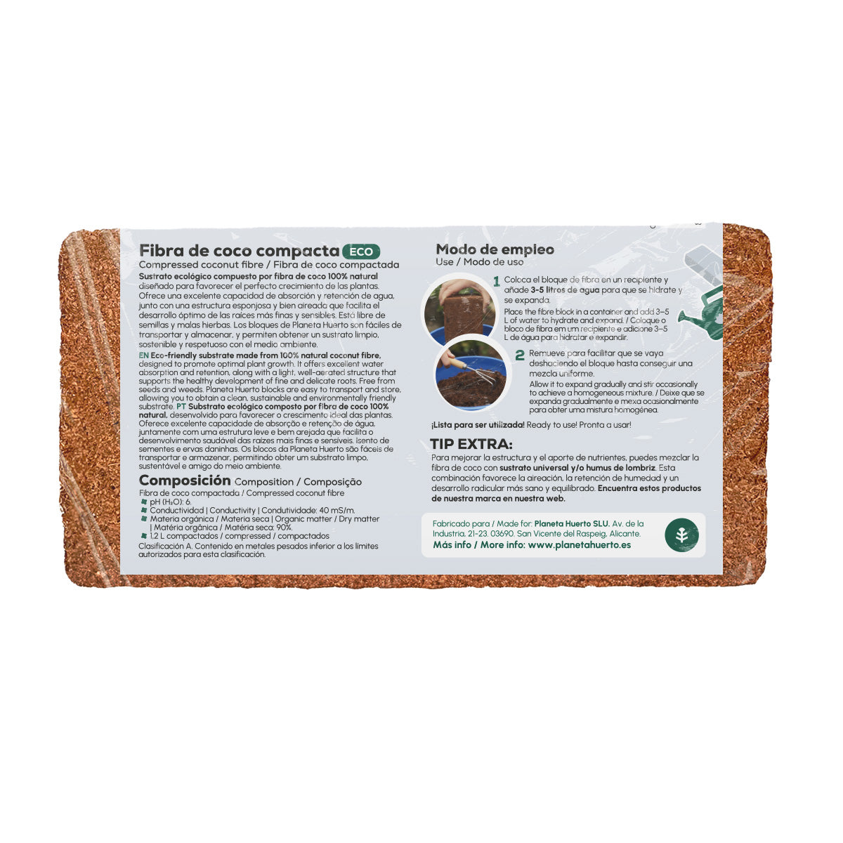 3xGarden Planet Coco Fibre Substrate Pack 9 litrów