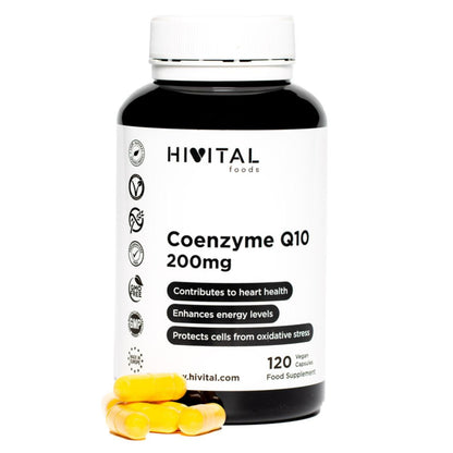Coenzyme Q10 200 mg 120 vegan capsules Hivital