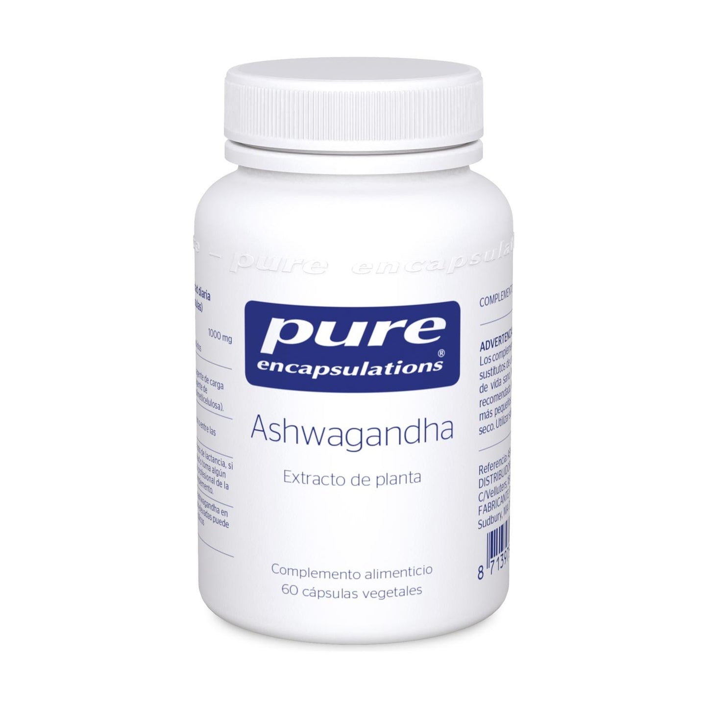 Ashwagandha 60 kapsułek Pure Encapsulations