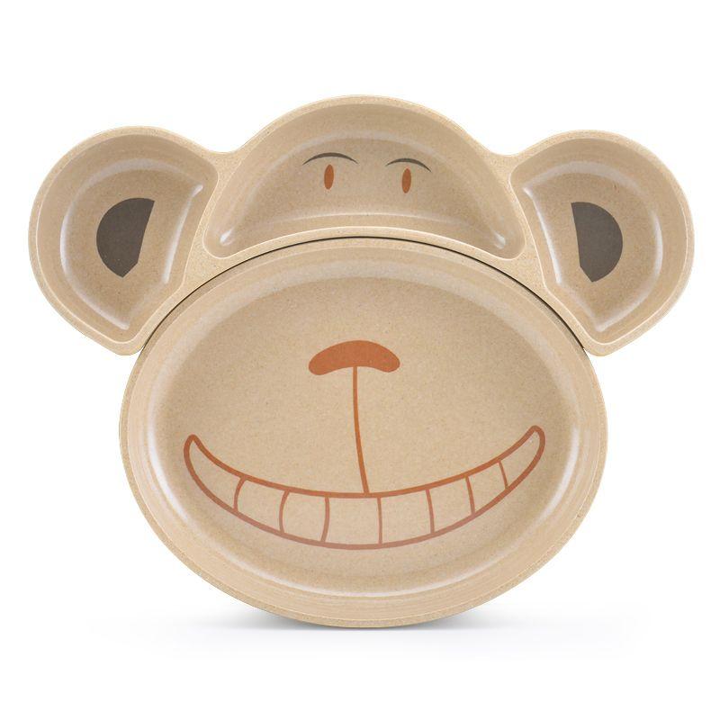 Dziecięcy talerz ze zwierzętami Husk's talerz z króliczkiem (2 sztuki)