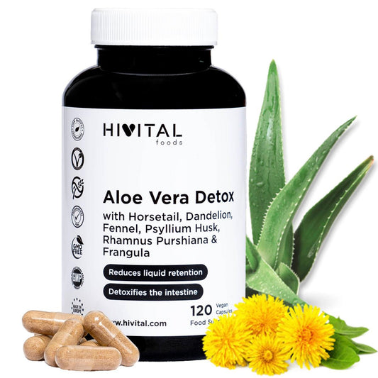 Aloe vera detox 120 veganistische capsules Hivital