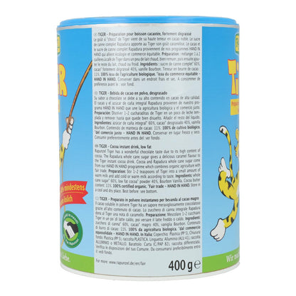 Oplosbare cacao Tiger Rapunzel 400 g