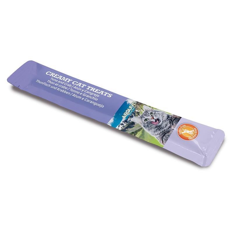 Creamy Cat Treats Creamy Tuna and Crab Snack Arquivet 5x14 g