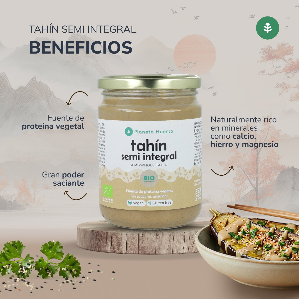 Volkoren Tahini ECO Planeta Huerto 350gr
