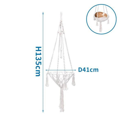 Bomullshängmatta för katter Nobleza