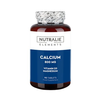 Nutralie Kalcium 800 mg + Vit D3 och magnesium, 90 tabletter