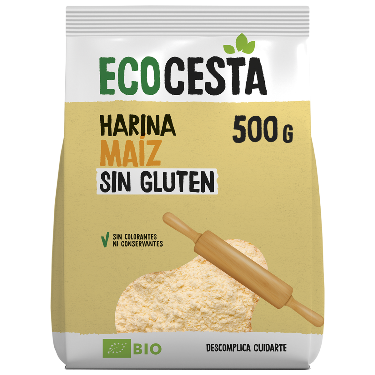 Biologische maïsmeel, 500 g Ecocesta