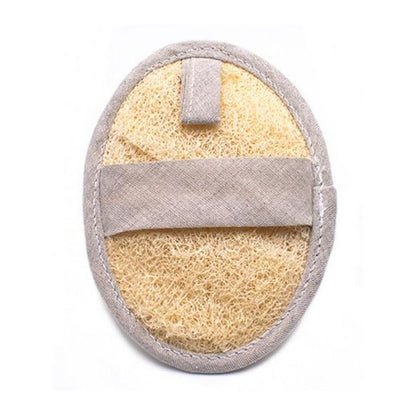 Ekologiczna rękawica do ciała z luffy w kształcie owalu