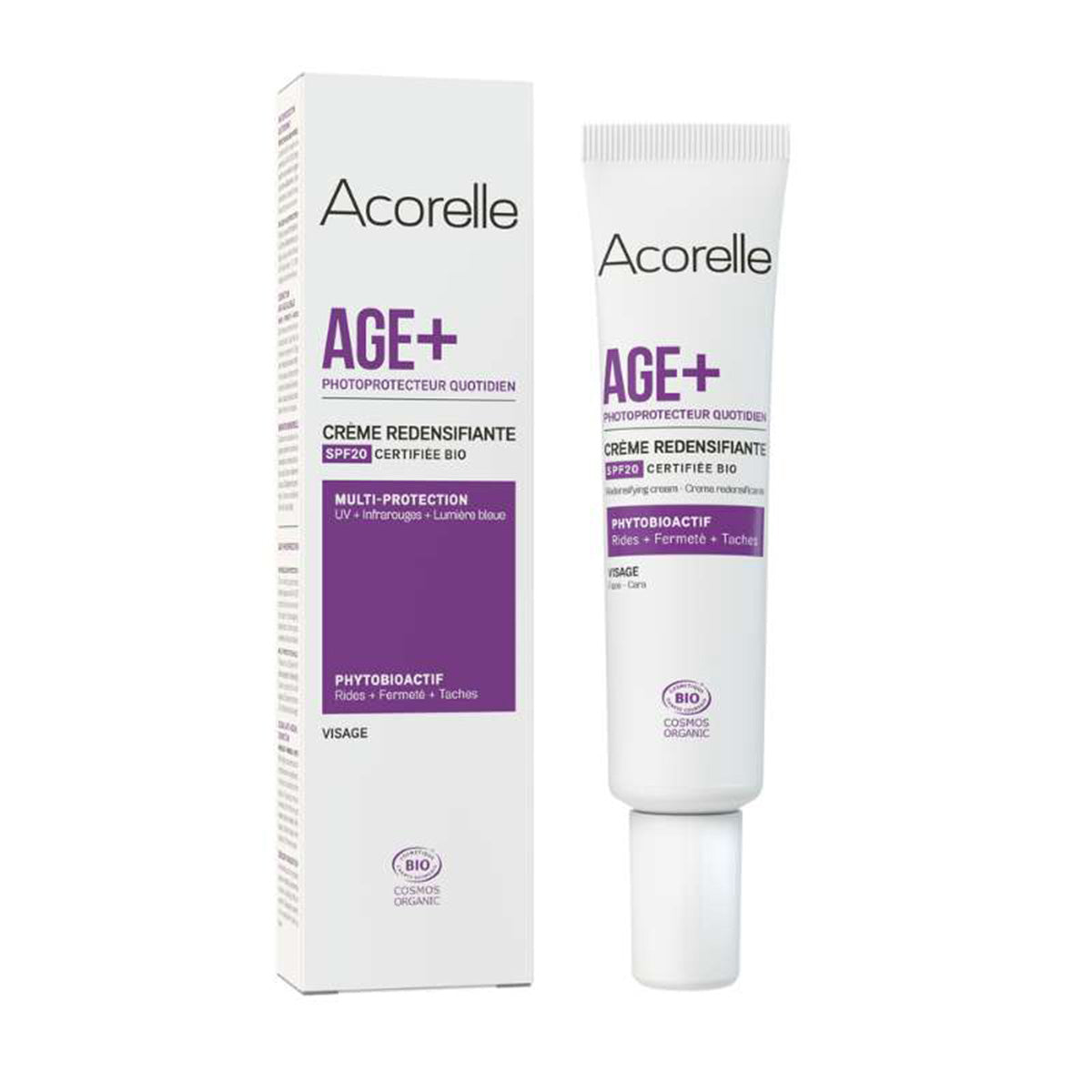 Age+ Redensifying Face Cream SPF20, ACORELLE, 40 ml