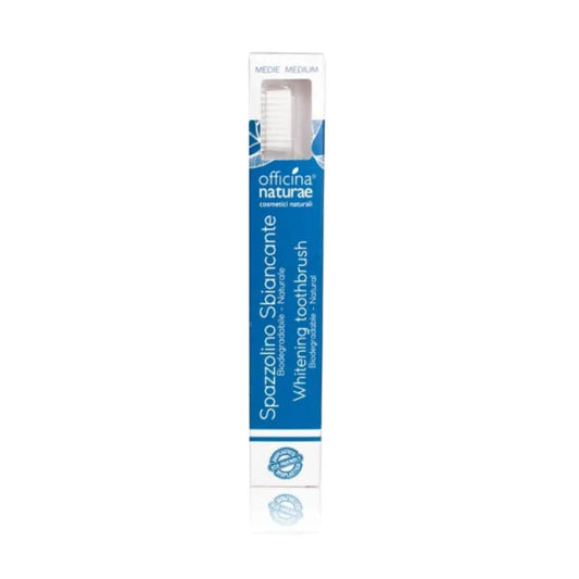 Plasticvrije, composteerbare whitening-tandenborstel Officina Naturae