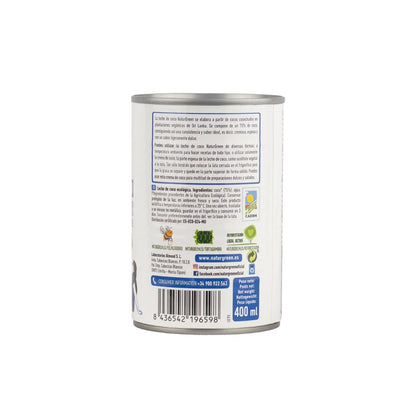 Confezione da 6 latte di cocco biologico NaturGreen 400 g