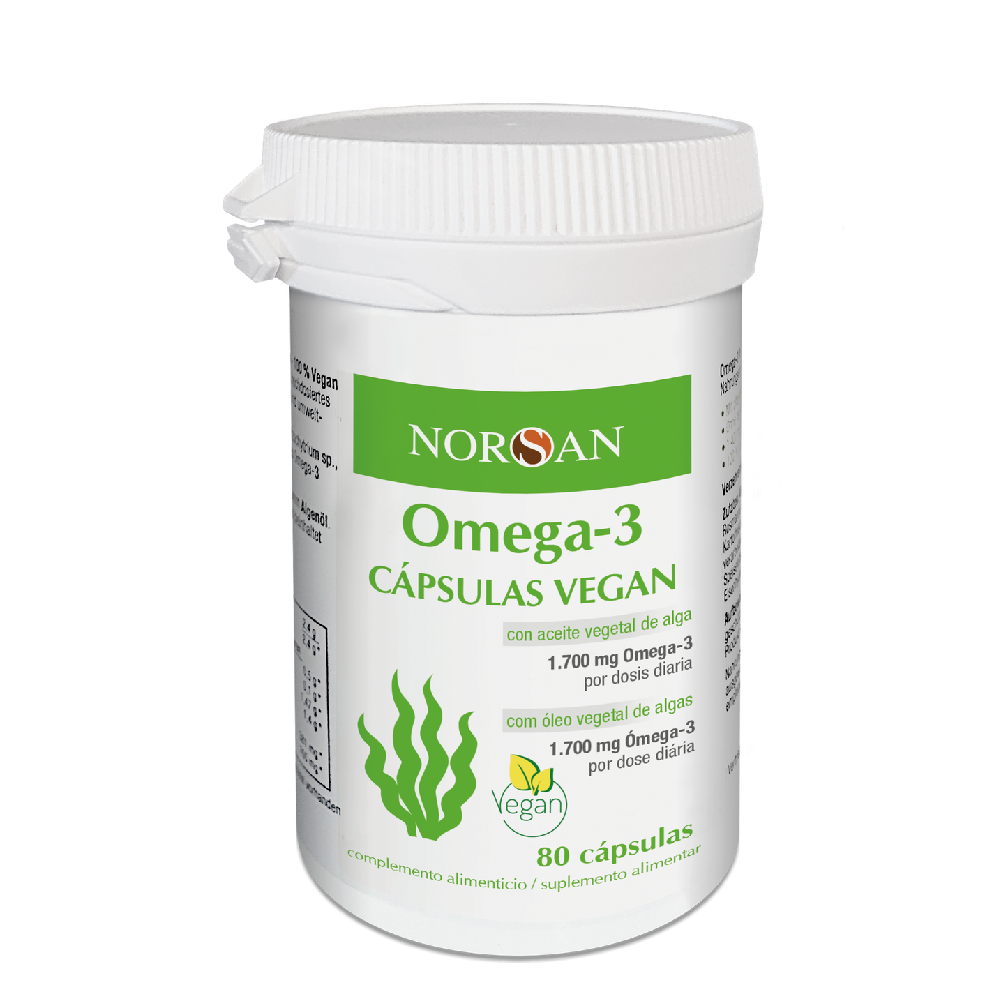 Omega-3 Veganistische capsules NORSAN 80 capsules