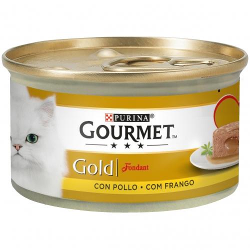 Opakowanie 24 x GOURMET GOLD Fondant Pollo Mokra karma 85 g
