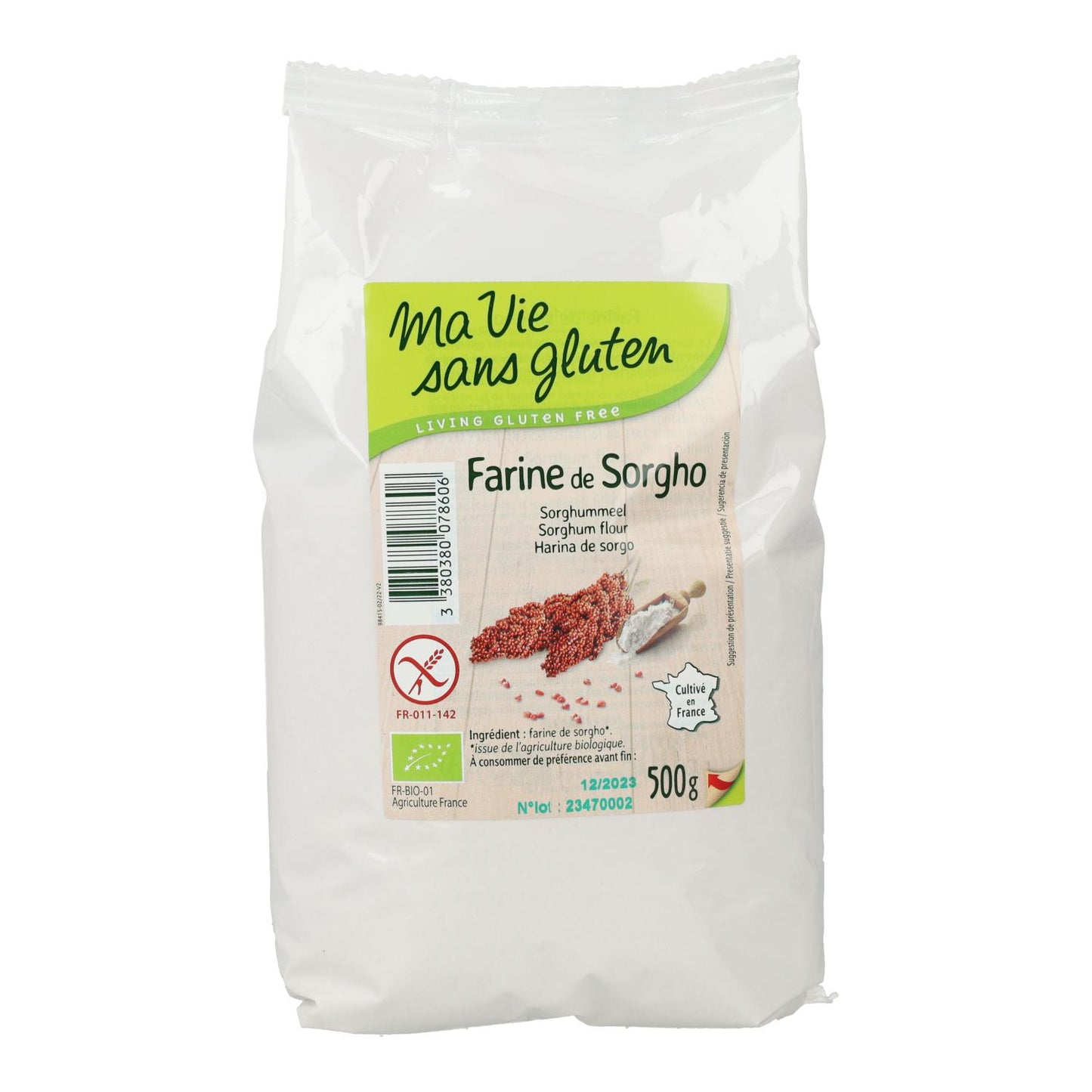 Farine de sorgho sans gluten Ma Vie Sans Gluten 500 g