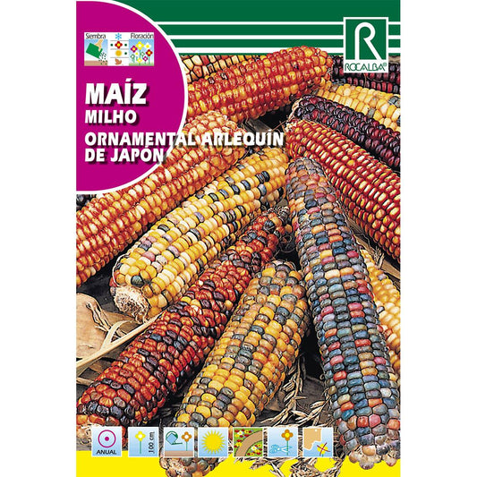 Ziermais-Samen Harlekin aus Japan