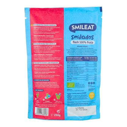 Gelato alla fragola e mela ECO, gelato per bambini 100% frutta SMILEAT 250 g