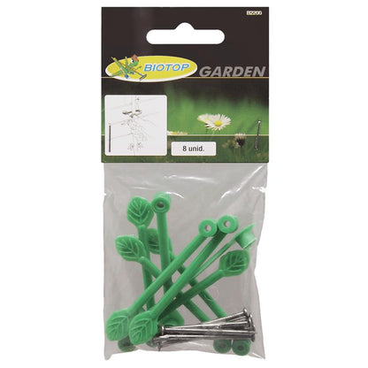 Biotop climbing plant clamp with nail, 8 pcs