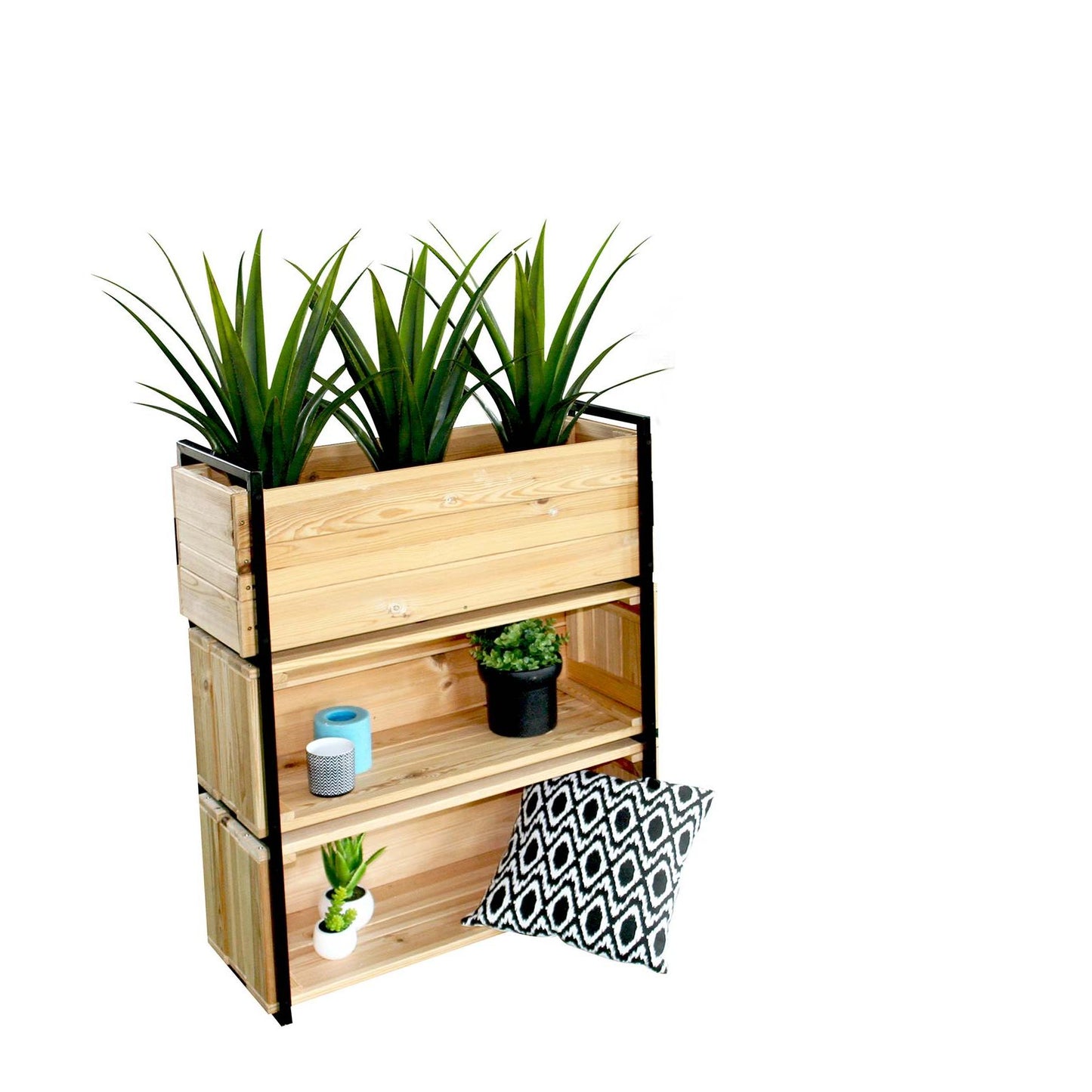 Fioriera Blakea a 3 scomparti