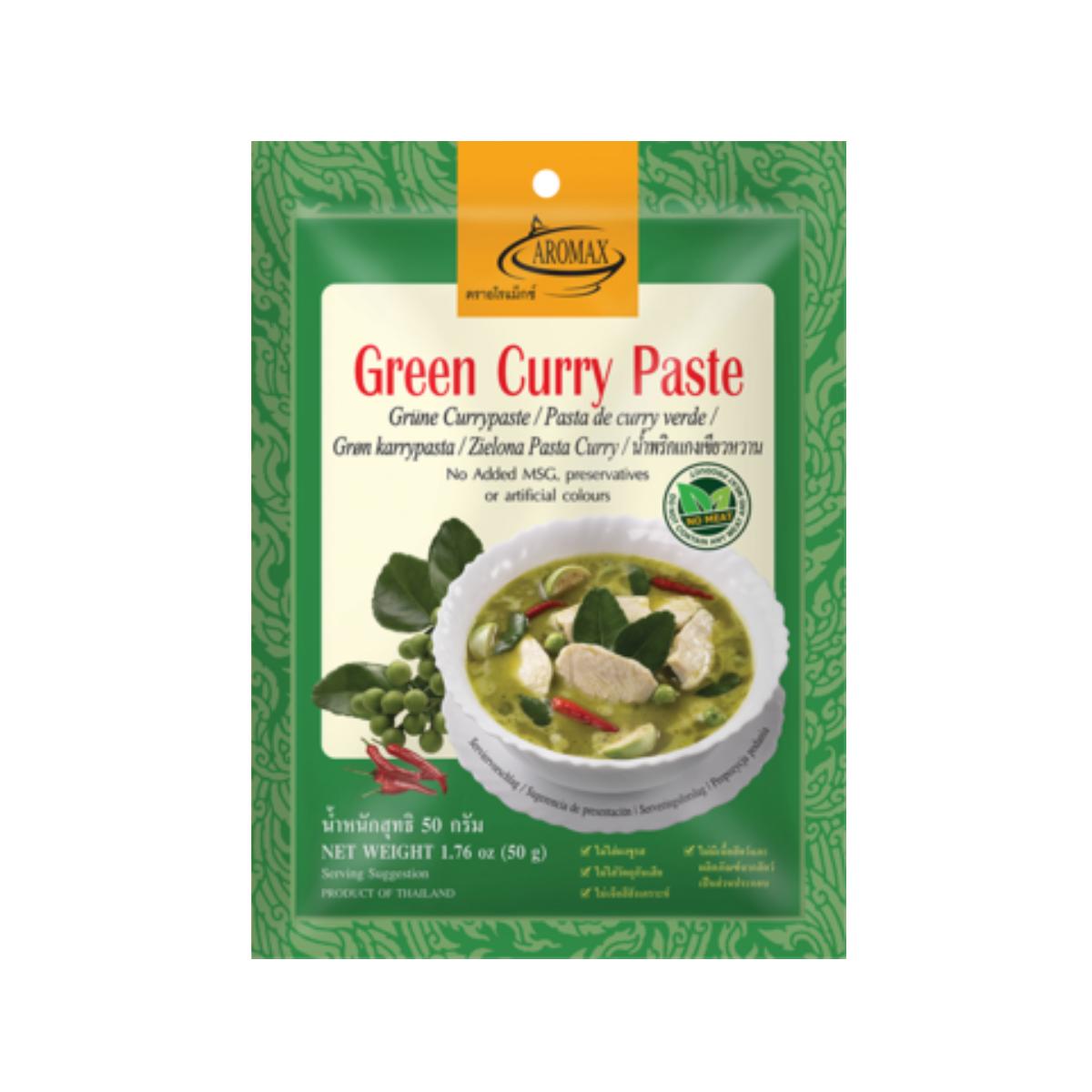 Pâte de curry vert Aromax 50 g