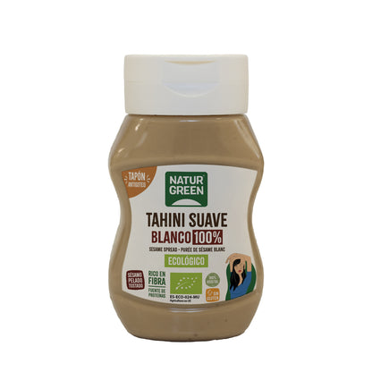 Tahini doux blanc anti-gouttes bio NaturGreen 270 g