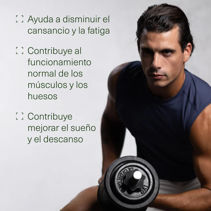 Magnesiumcomplex Triple 3000 mg magnesium, magnesium bisglycinaat, citraat en malaat Aldous Bio 200 capsules