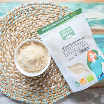 Glutenvrije biologische amandelmeel NaturGreen 300 g