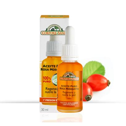 Anti-rimpel en regenererende rozenbottelolie Corpore Sano 30 ml