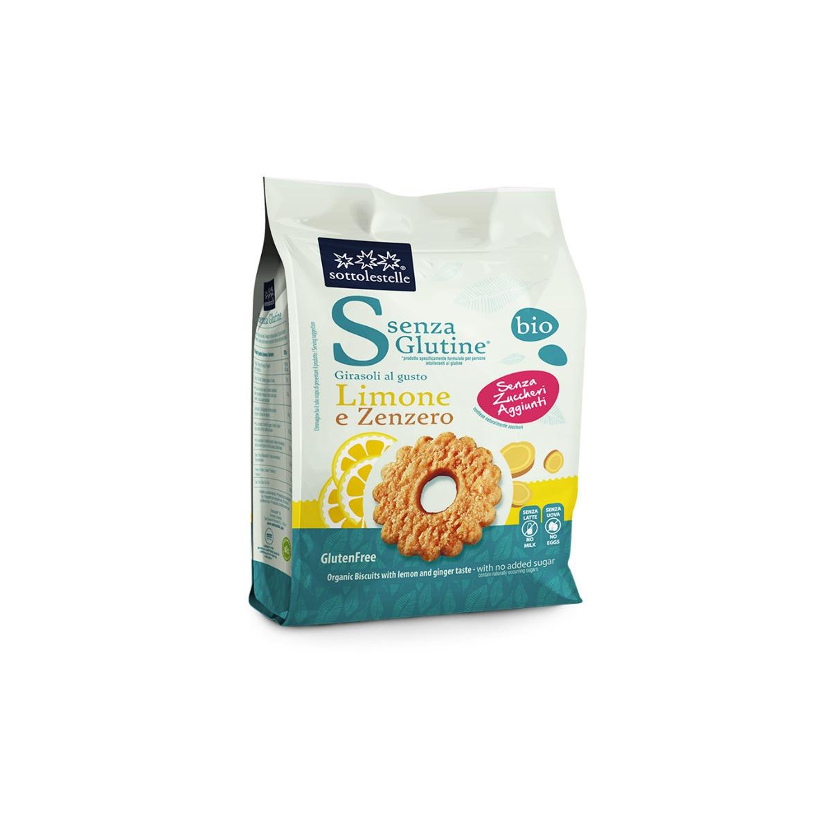 Sotto sugar-free, gluten-free lemon and ginger biscuits 250g