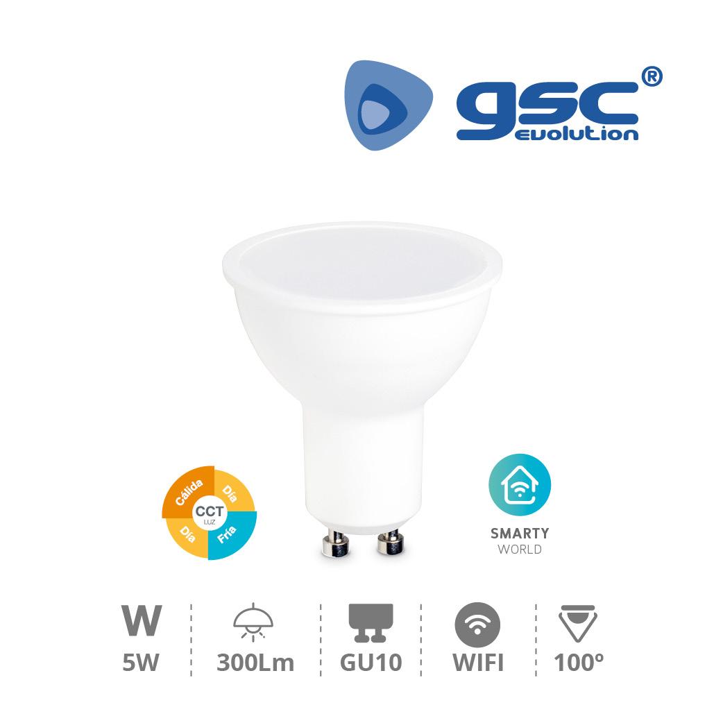 GSC Dichroitische Smart-Glühbirne 5 W GU10 2700-6500 K