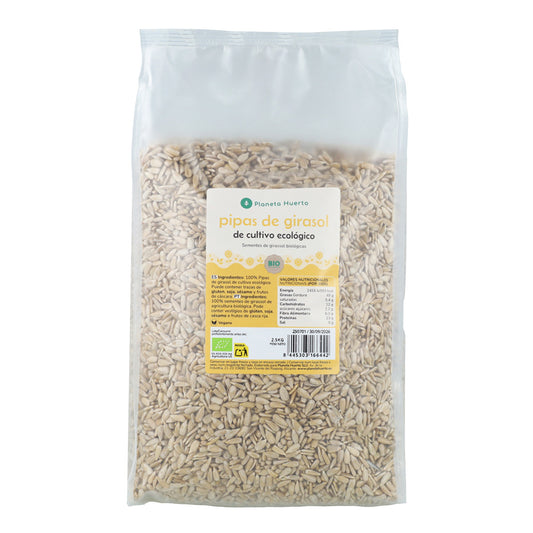 Pipas peladas de Girasol ECO Planeta Huerto 2,5 kg